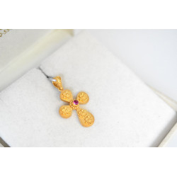 Χρυσός γυναικείος σταυρός 14 Καρατίων