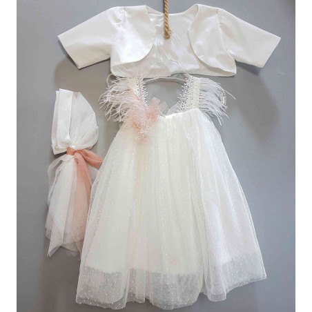 Βαπτιστικό Ρούχο για Κορίτσι Carousel