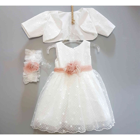 Βαπτιστικό Ρούχο για Κορίτσι Carousel