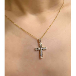 Χρυσός γυναικείος σταυρός 14 Καρατίων