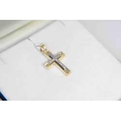 Χρυσός γυναικείος σταυρός 14 Καρατίων