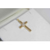 Χρυσός γυναικείος σταυρός με αλυσίδα 14 Καρατίων