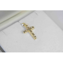 Χρυσός γυναικείος σταυρός με αλυσίδα 14 Καρατίων