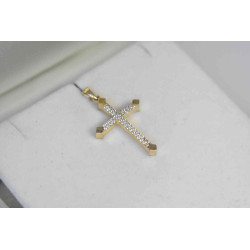 Χρυσός γυναικείος σταυρός 14 Καρατίων