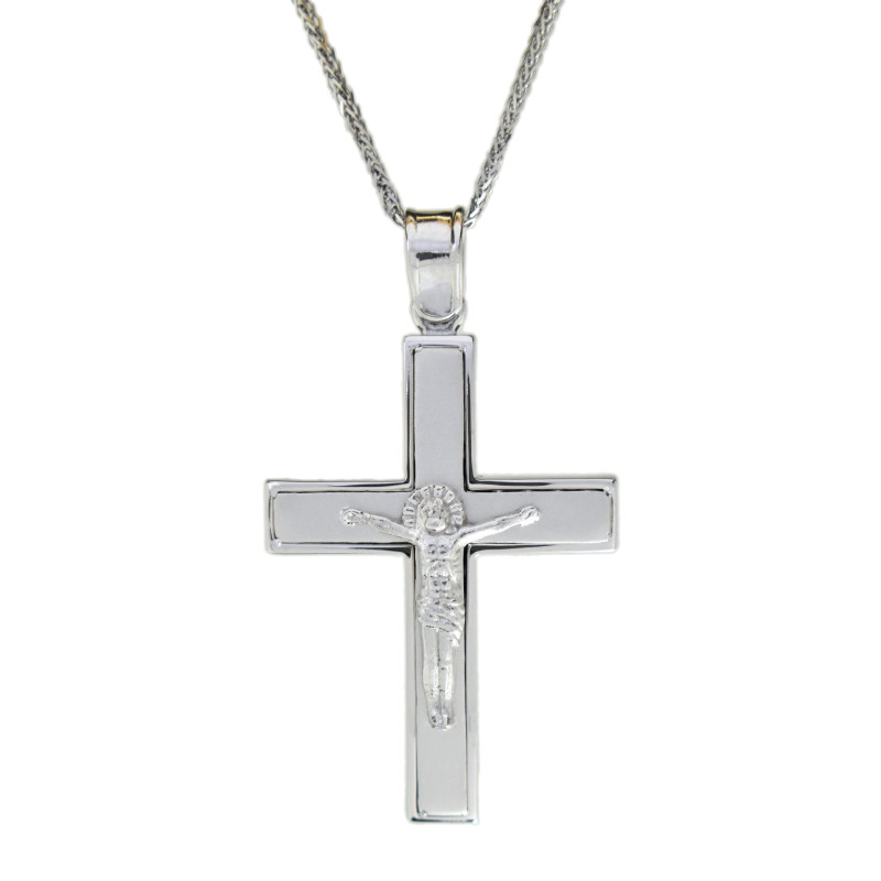 Λευκοχρυσος Σταυρός για Αγόρι 14 Καρατίων