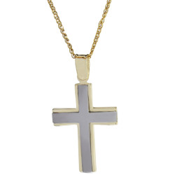 Χρυσός Σταυρός για Αγόρι 14 Καρατίων