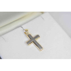 Χρυσός αντρικός σταυρός 14 Καρατίων
