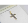 Χρυσός αντρικός σταυρός 14 Καρατίων