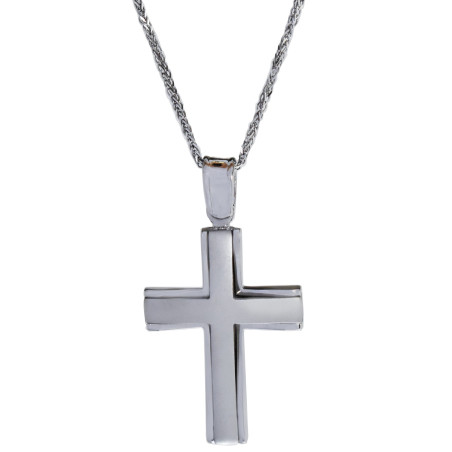 Λευκοχρυσος Σταυρός για Αγόρι 14 Καρατίων