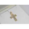 Χρυσός αντρικός σταυρός 14 Καρατίων