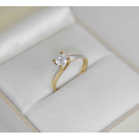 Μονόπετρο από χρυσό 14 καρατίων