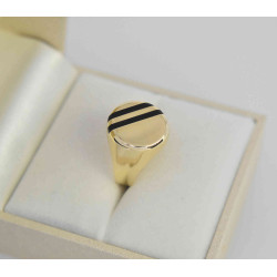 Δαχτυλίδι Ανδρικό Από Χρυσό 14 Καρατίων