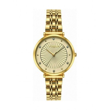 VOGUE New Bliss Crystals Gold case with Stainless Steel Bracelet 2020815342