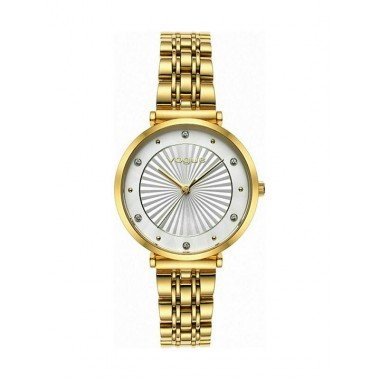 VOGUE New Bliss Crystals Gold case with Stainless Steel Bracelet 2020815341