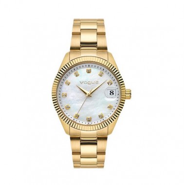 Vogue Reina Gold Tone Stainless Steel Bracelet 2020614143