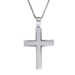 Λευκοχρυσος Σταυρός για Αγόρι 14 Καρατίων