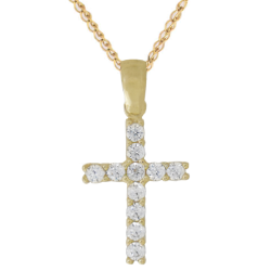 Χρυσός γυναικείος σταυρός 14 Καρατίων