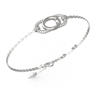 Βραχιόλι γυναικείο GUESS από Ανοξείδωτο ατσάλι