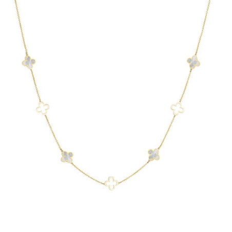 Κολιέ χρυσό 14 καρατίων με σταυρουδάκια