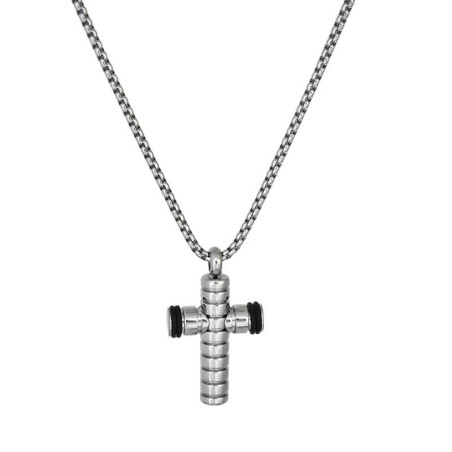 ανδρικός σταυρος από ανοξείδωτο ατσάλι