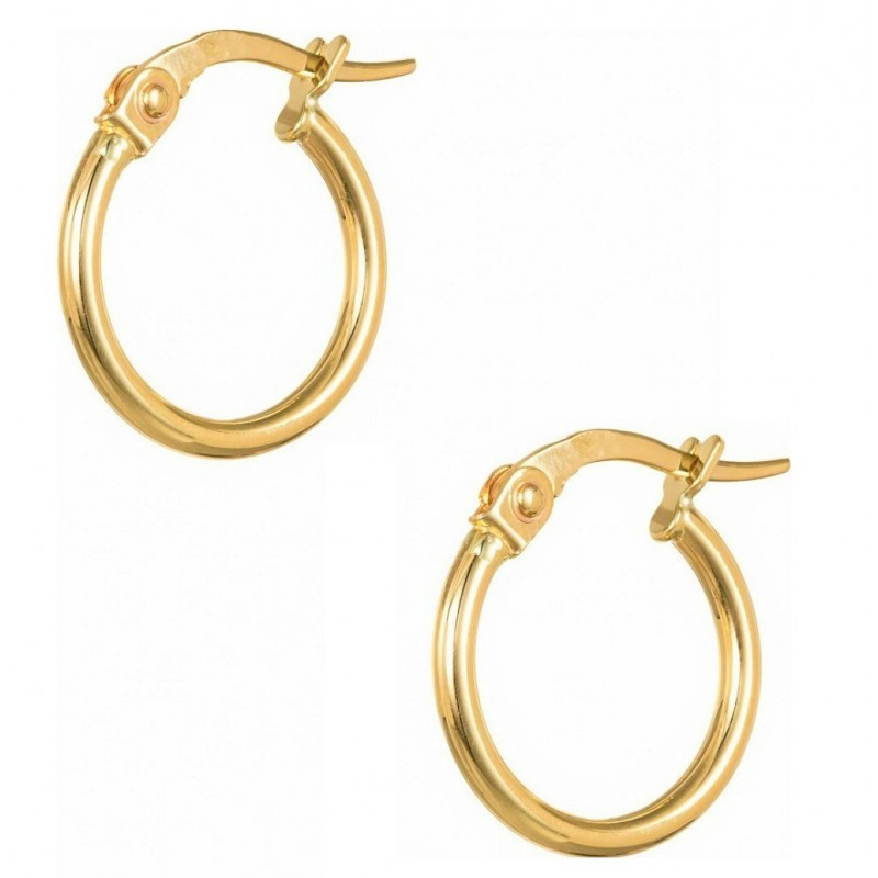 Σκουλαρίκια Κρίκοι από Χρυσό 9 Καρατίων