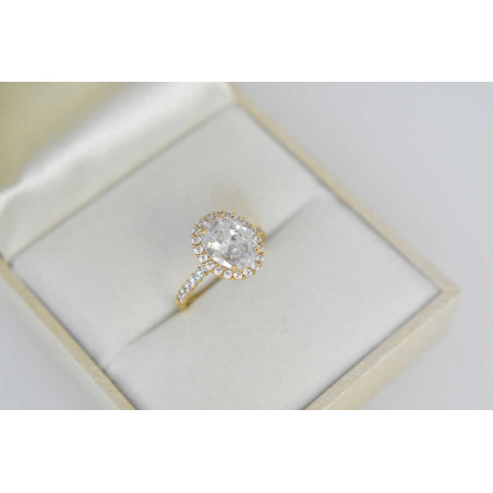 Μονόπετρο από χρυσό 14 καρατίων