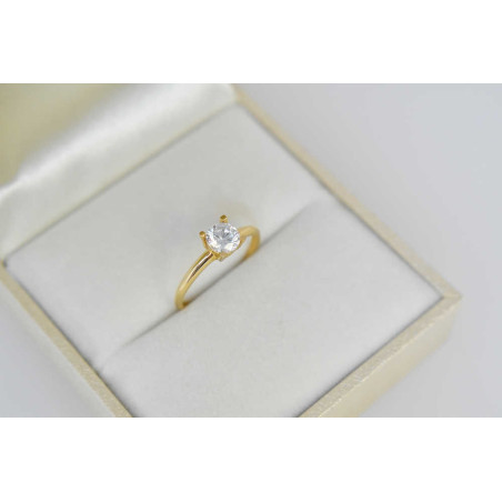 Μονόπετρο από χρυσό 14 καρατίων