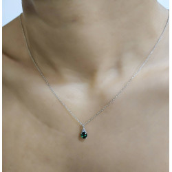 Κολιέ λευκόχρυσο 9 καρατίων