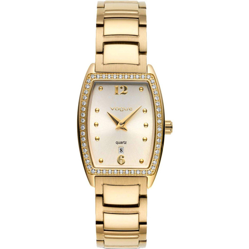 VOGUE Marion Zircons Gold Stainless Steel Bracelet 2020614441
