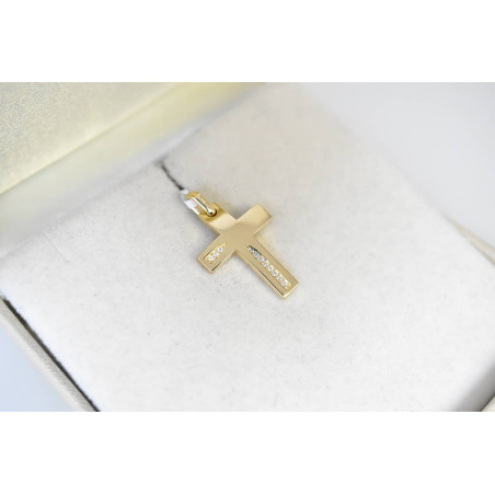χρυσος γυναικείος Σταυρός Με Αλυσίδα 9 Καρατίων
