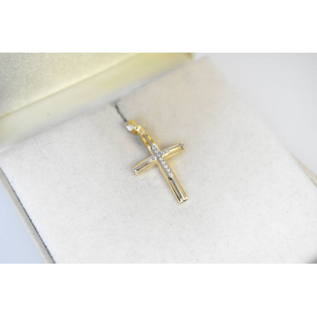 χρυσος γυναικείος Σταυρός Με Αλυσίδα 9 Καρατίων