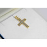 Χρυσός Ανδρικός σταυρός με αλυσίδα 14 Καρατίων