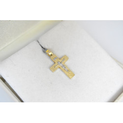 Χρυσός αντρικός σταυρός 14 Καρατίων