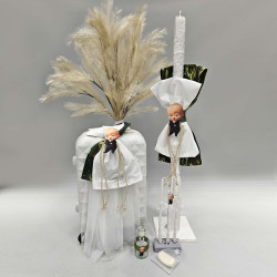 ΠΑΚΕΤΟ ΒΑΠΤΙΣΗΣ ΓΙΑ ΑΓΟΡΑΚΙ ΜΕ ΣΤΑΥΡΟ ΛΕΥΚΟΧΡΥΣΟ 14 ΚΑΡΑΤΙΩΝ 12τμχ ΠΑΚ-49