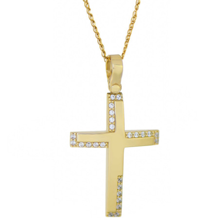 ΠΑΚΕΤΟ ΒΑΠΤΙΣΗΣ ΓΙΑ ΚΟΡΙΤΣΑΚΙ ΜΕ ΣΤΑΥΡΟ ΧΡΥΣΟ 14 ΚΑΡΑΤΙΩΝ 12τμχ ΠΑΚ-16