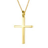 Χρυσός Ανδρικός σταυρός με αλυσίδα 14 Καρατίων