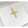 Χρυσός γυναικείος σταυρός με αλυσίδα 14 Καρατίων