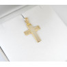 Χρυσός Ανδρικός σταυρός με αλυσίδα 14 Καρατίων