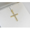 Χρυσός Ανδρικός σταυρός με αλυσίδα 14 Καρατίων
