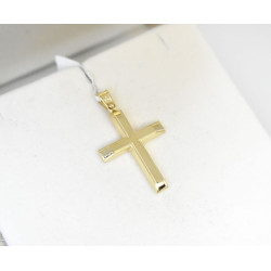 Χρυσός αντρικός σταυρός 14 Καρατίων