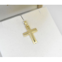 Χρυσός αντρικός σταυρός 14 Καρατίων