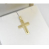 Χρυσός αντρικός σταυρός 14 Καρατίων