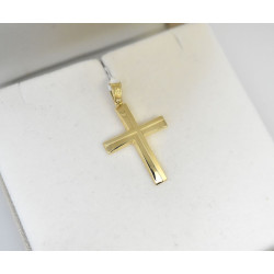 Χρυσός αντρικός σταυρός 14 Καρατίων