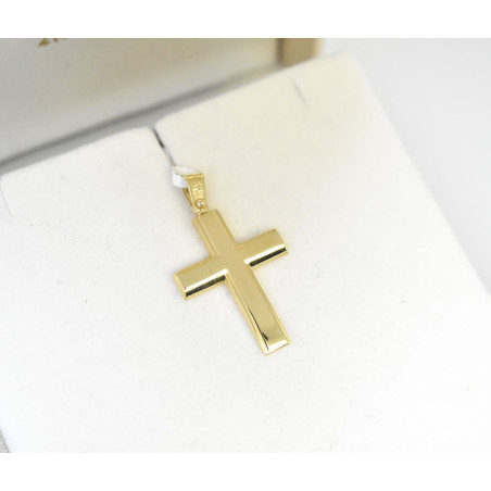 Χρυσός αντρικός σταυρός 14 Καρατίων
