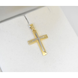 Χρυσός αντρικός σταυρός 14 Καρατίων