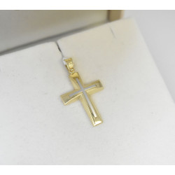 Χρυσός Ανδρικός Σταυρός Με Αλυσίδα 14 Καρατίων