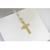 Χρυσός αντρικός σταυρός 14 Καρατίων