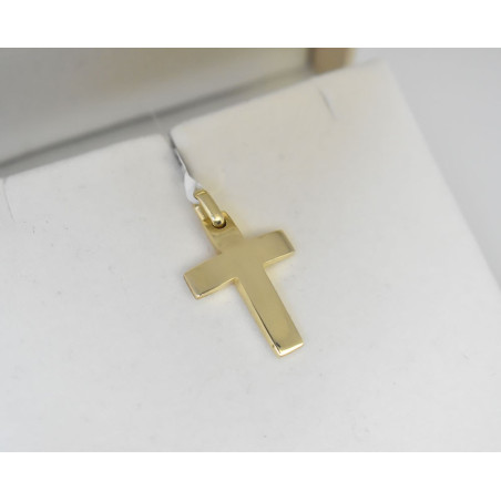 Χρυσός αντρικός σταυρός με αλυσίδα 14 Καρατίων
