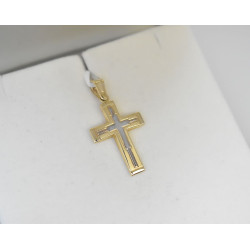 Χρυσός αντρικός σταυρός 14 Καρατίων