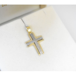 Χρυσός αντρικός σταυρός 14 Καρατίων